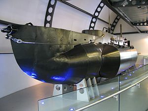 An intact X-craft, Gosport Submarine Museum.jpg